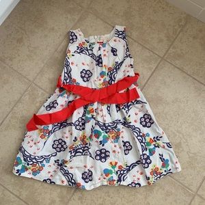 Adorable colorful flower print Mini Boden Dress - excellent condition